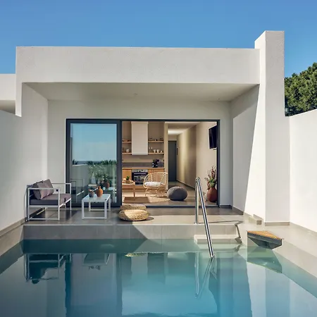 Oceanis Luxury With Private Heated Pools And Sea View Apartamento Kypseli